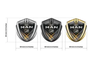MAN Emblema Fender Badge Personalizzabile Edizione Pro